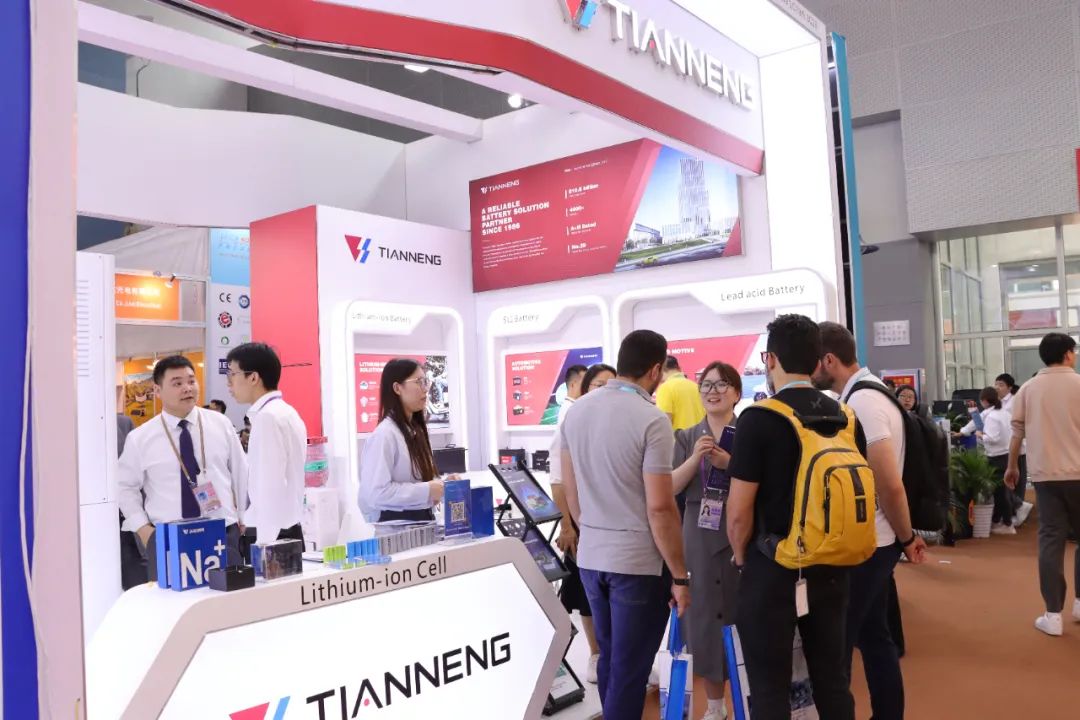 A full range of products were unveiled at the Canton Fair, and Tianneng green energy products attracted attention